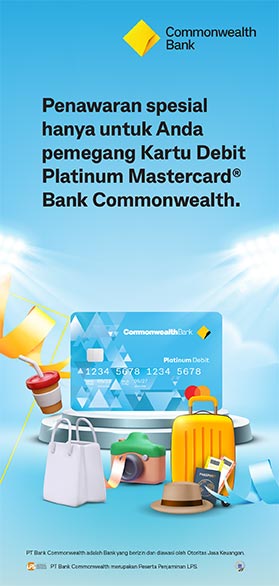 Promo Kartu Debit Platinum Mastercard® Bank Commonwealth